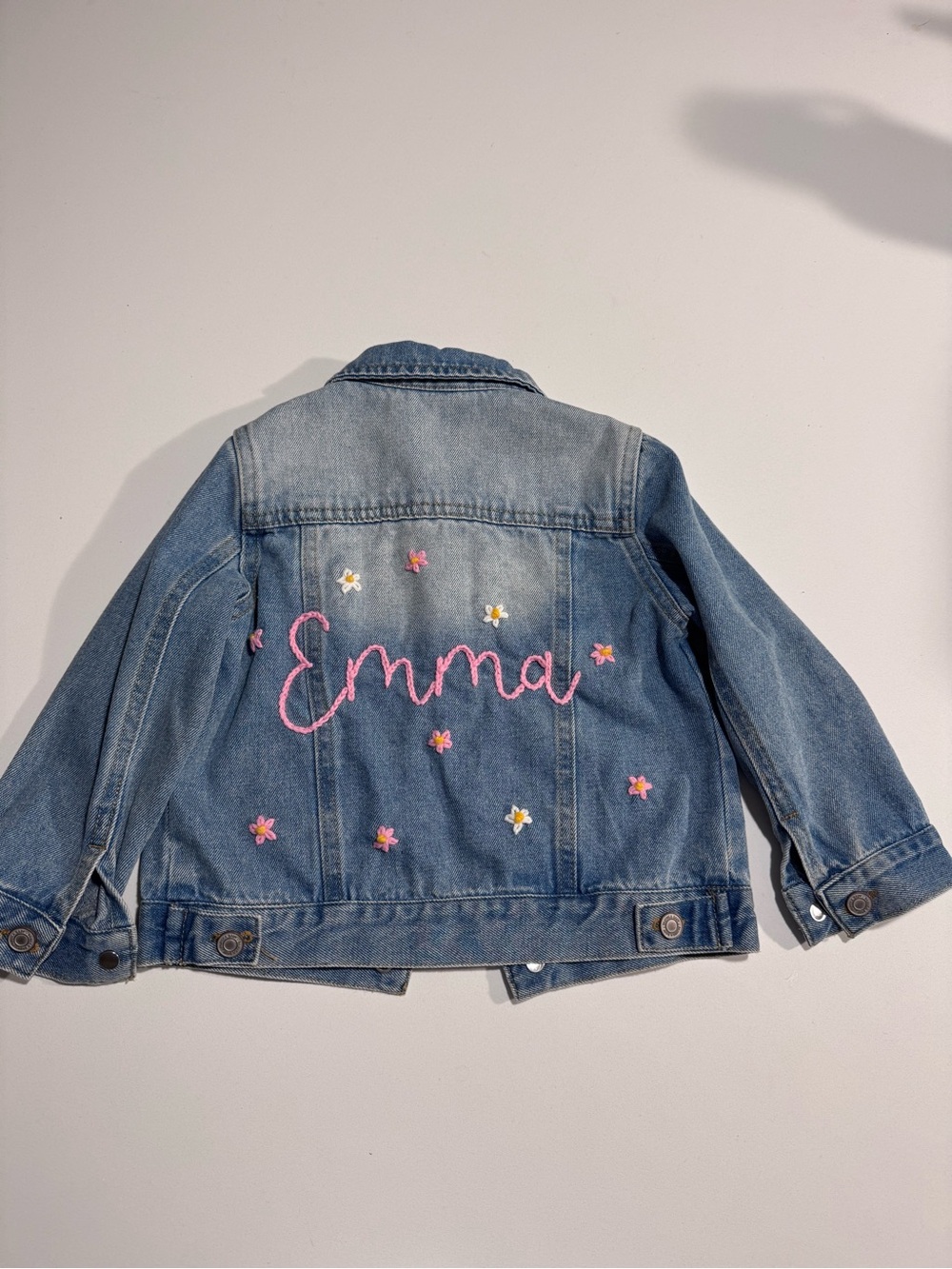 Toddler Light Blue Denim Jacket - “Emma”